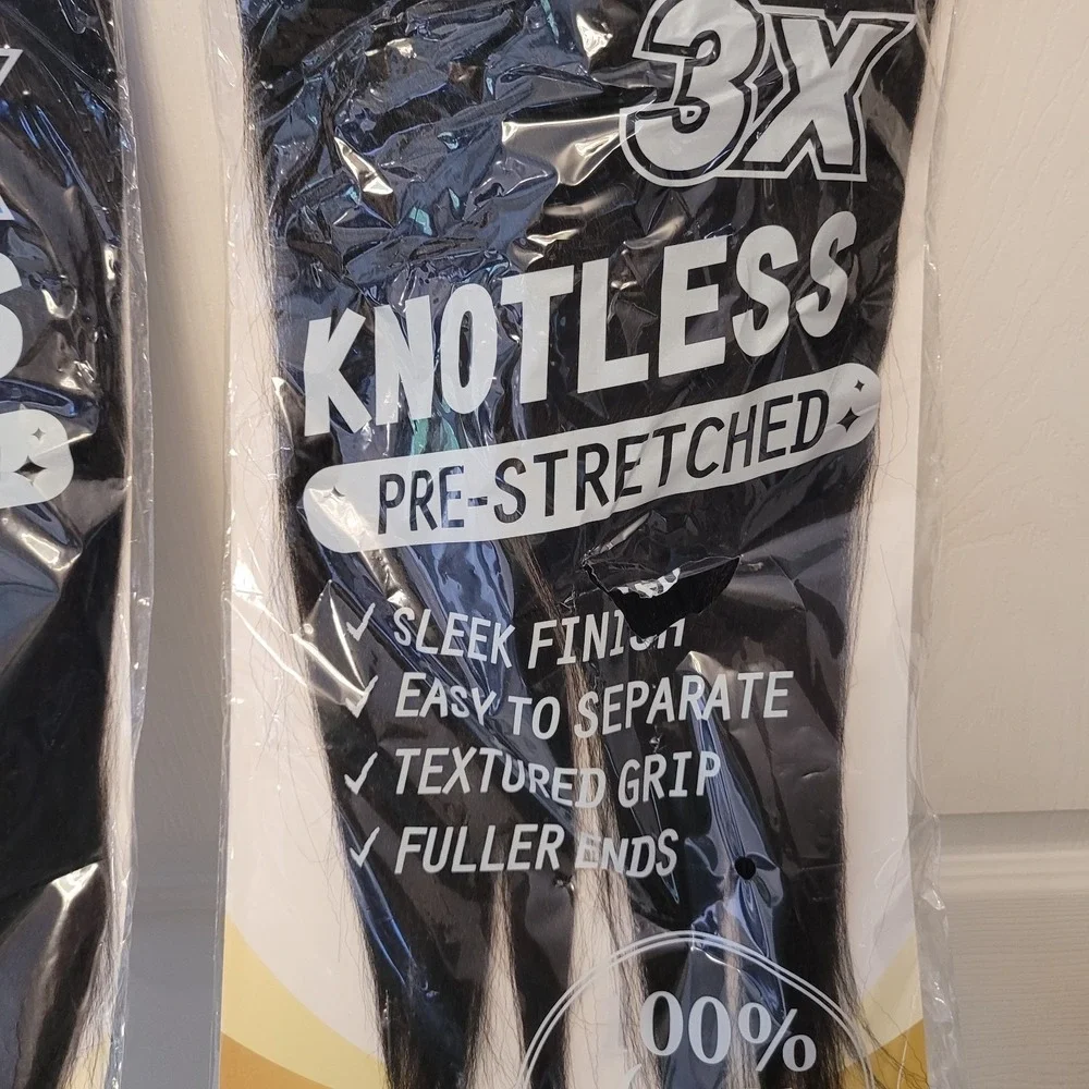 Two‎ 3 Packs BOSS Pre-Stretched Braid Bobbi Boss 54-Inch Color 2 - SEALED Hair